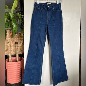 Abercrombie & Fitch Dark Blue Flare Jeans